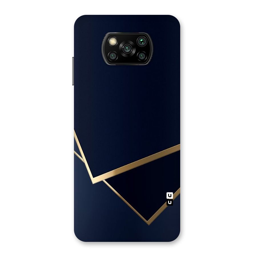 Gold Corners Back Case for Poco X3
