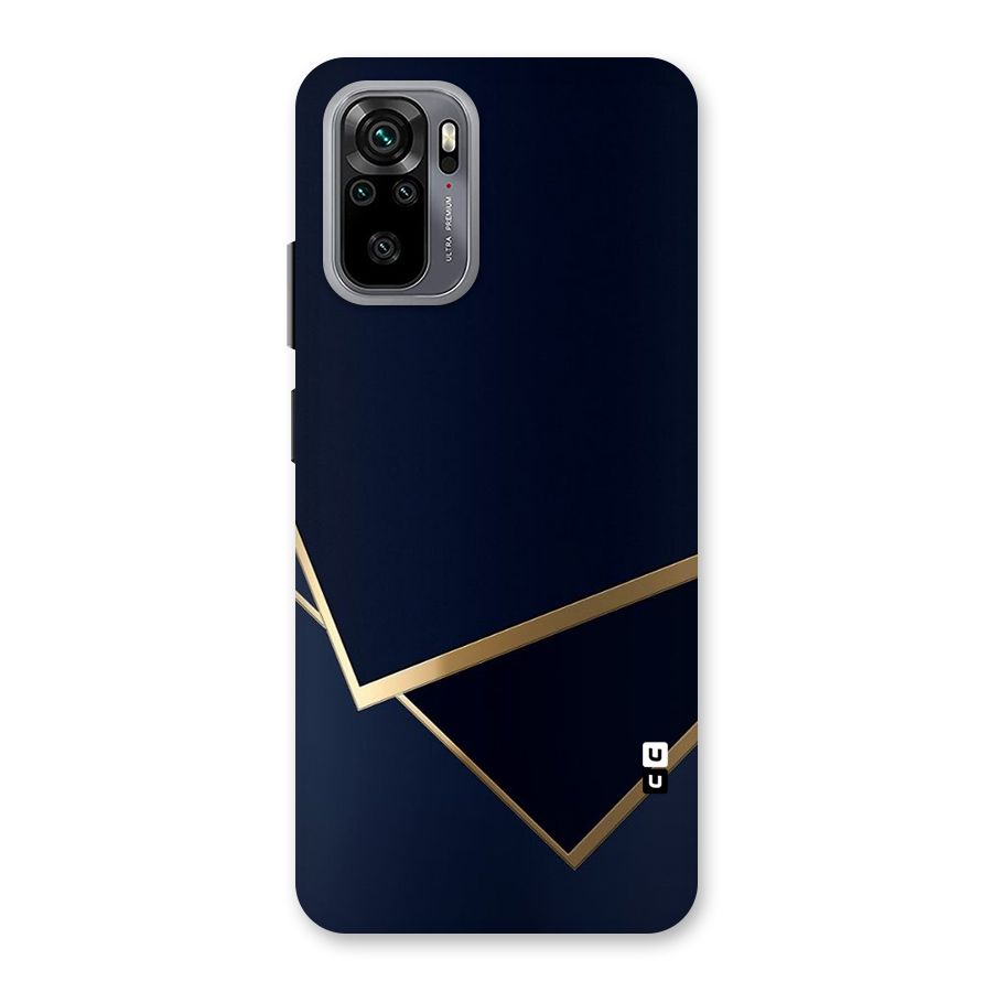Gold Corners Back Case for Redmi Note 10