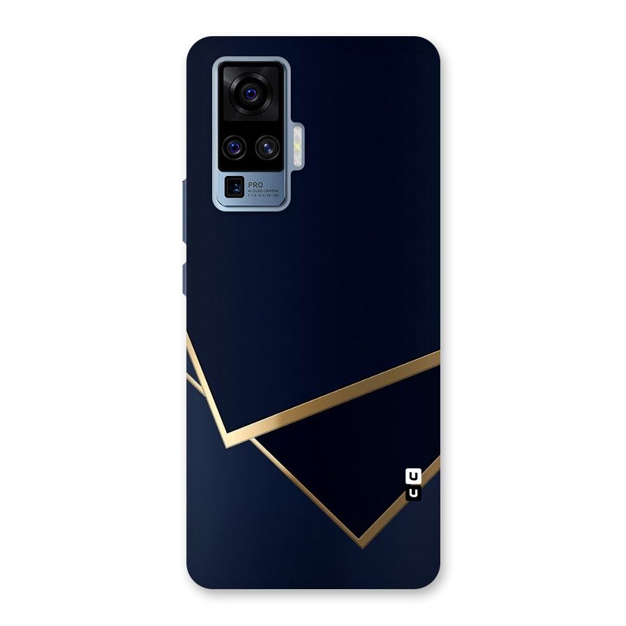 Gold Corners Back Case for Vivo X50 Pro