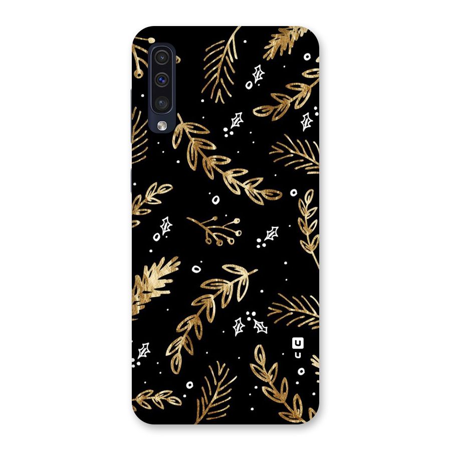 Gold Palm Leaves Back Case for Galaxy A50s