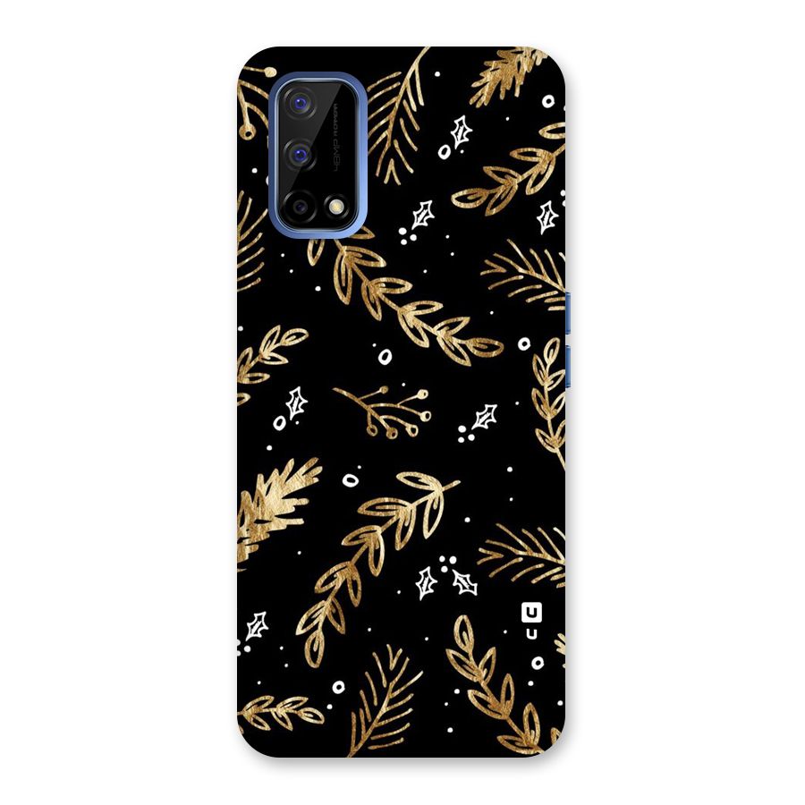 Gold Palm Leaves Back Case for Realme Narzo 30 Pro
