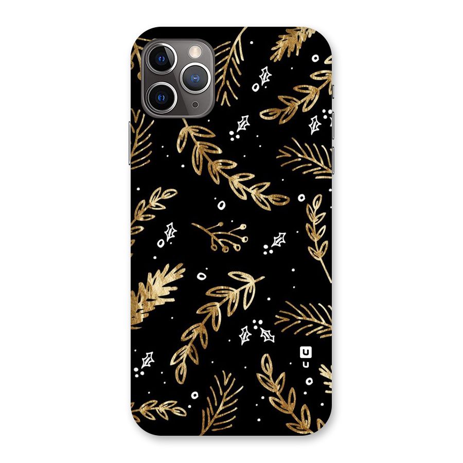 Gold Palm Leaves Back Case for iPhone 11 Pro Max