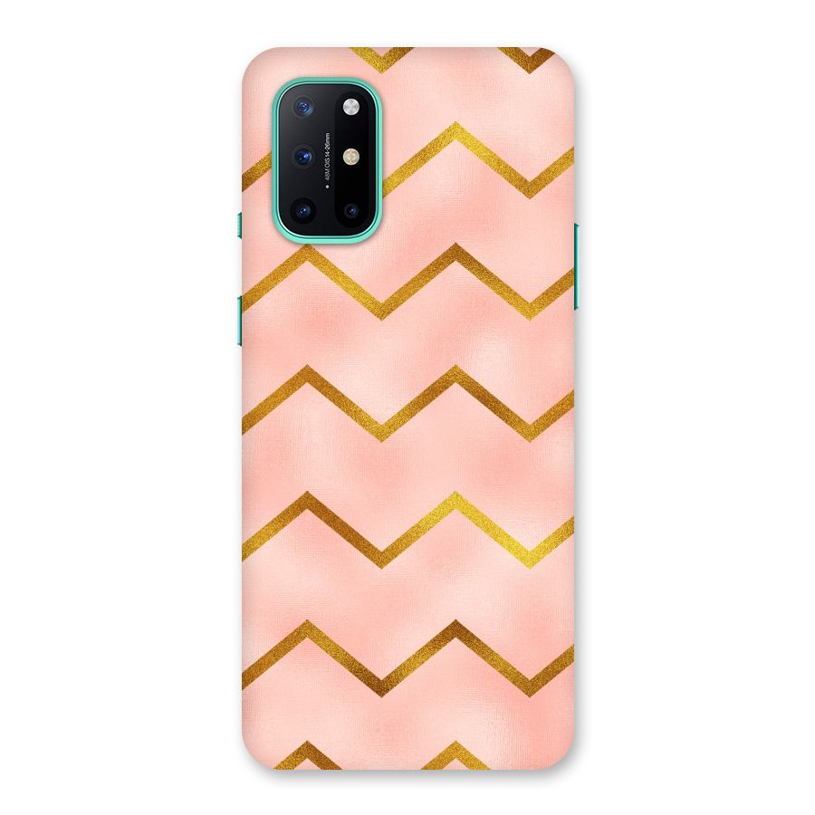 Gold Pink Pattern Back Case for OnePlus 8T