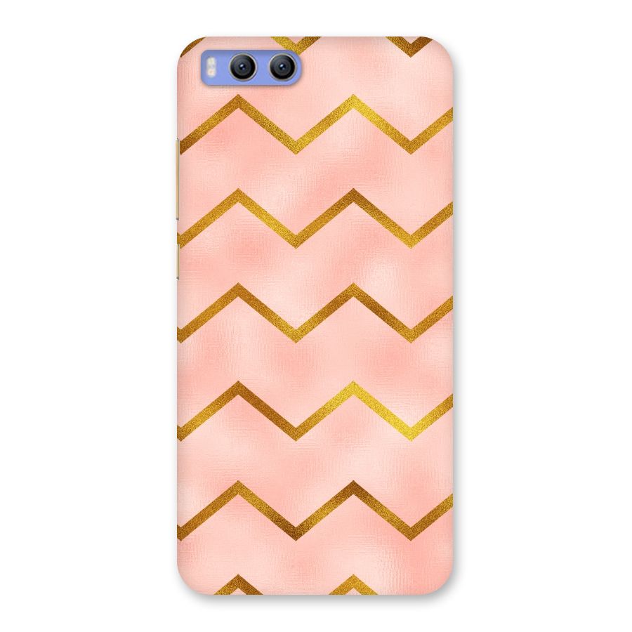 Gold Pink Pattern Back Case for Xiaomi Mi 6