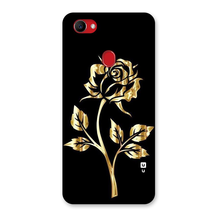 Gold Rose Back Case for Oppo F7