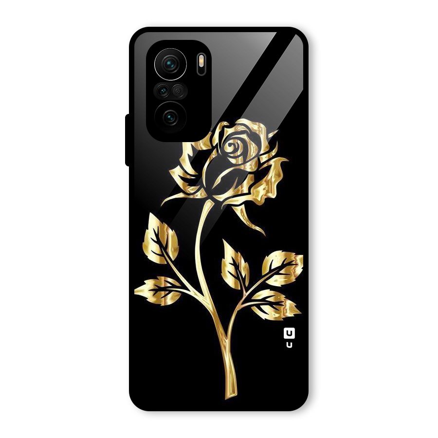 Gold Rose Glass Back Case for Mi 11X Pro