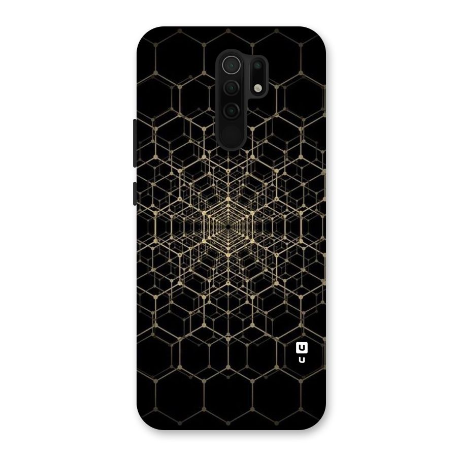 Gold Web Back Case for Poco M2