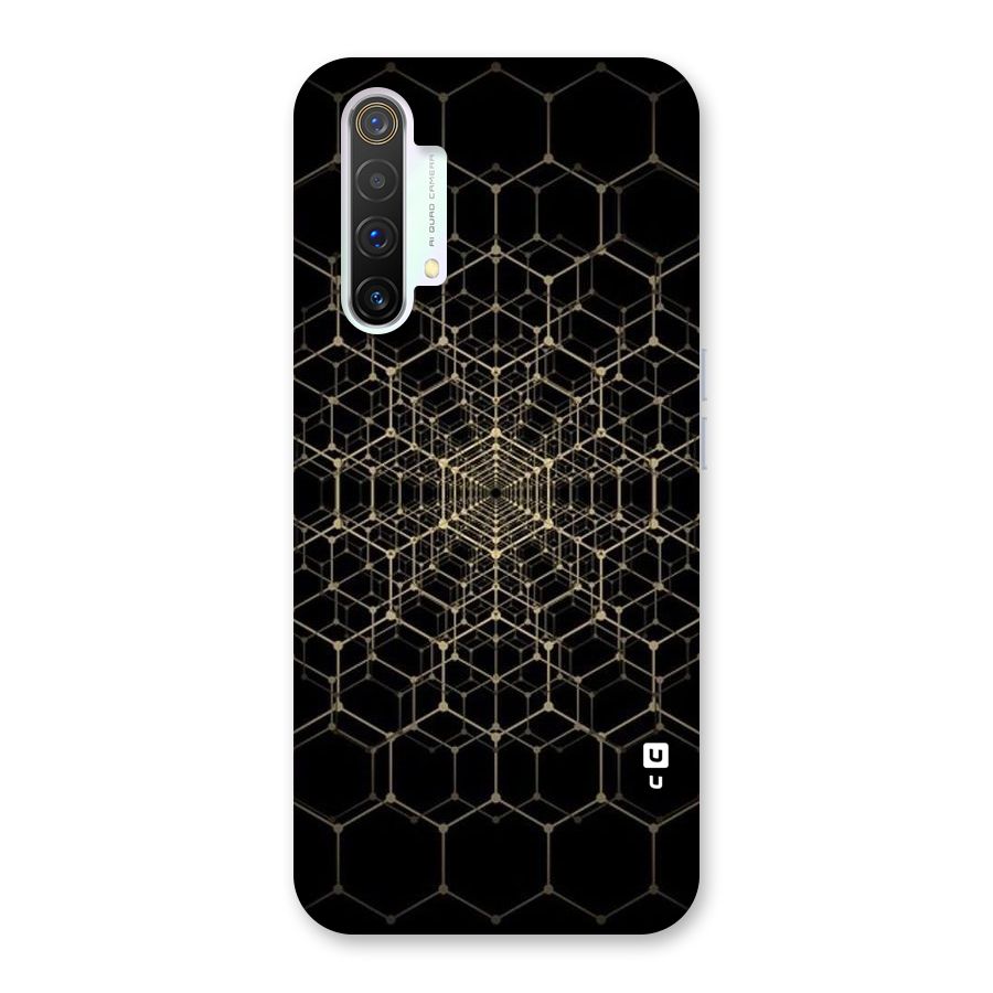 Gold Web Back Case for Realme X3 SuperZoom