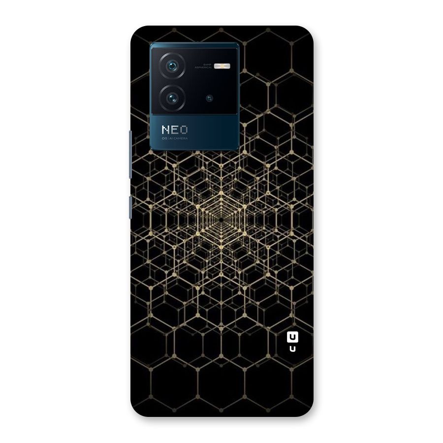 Gold Web Back Case for Vivo iQOO Neo 6 5G