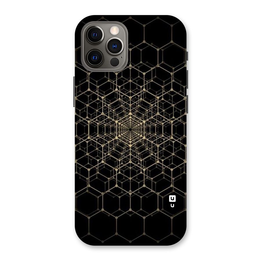 Gold Web Back Case for iPhone 12 Pro