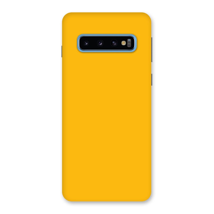 Gold Yellow Back Case for Galaxy S10