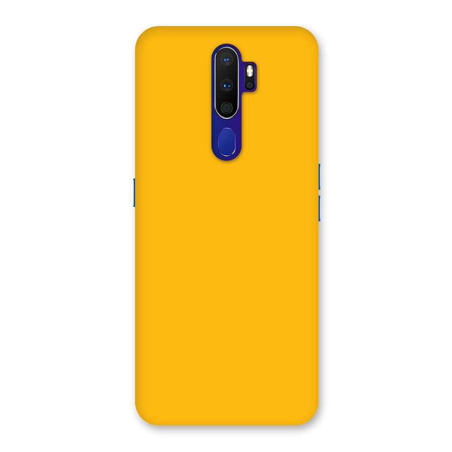 Gold Yellow Back Case for Oppo A9 (2020)