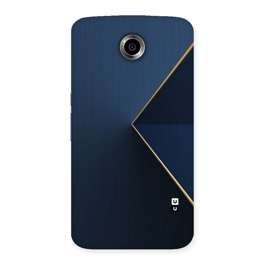Golden Blue Triangle Back Case for Nexsus 6