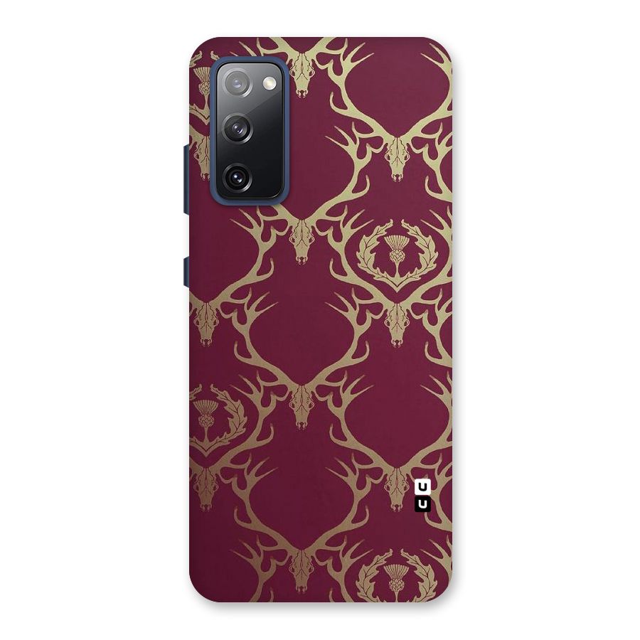 Golden Bull Design Back Case for Galaxy S20 FE
