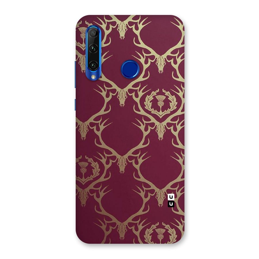 Golden Bull Design Back Case for Honor 20i