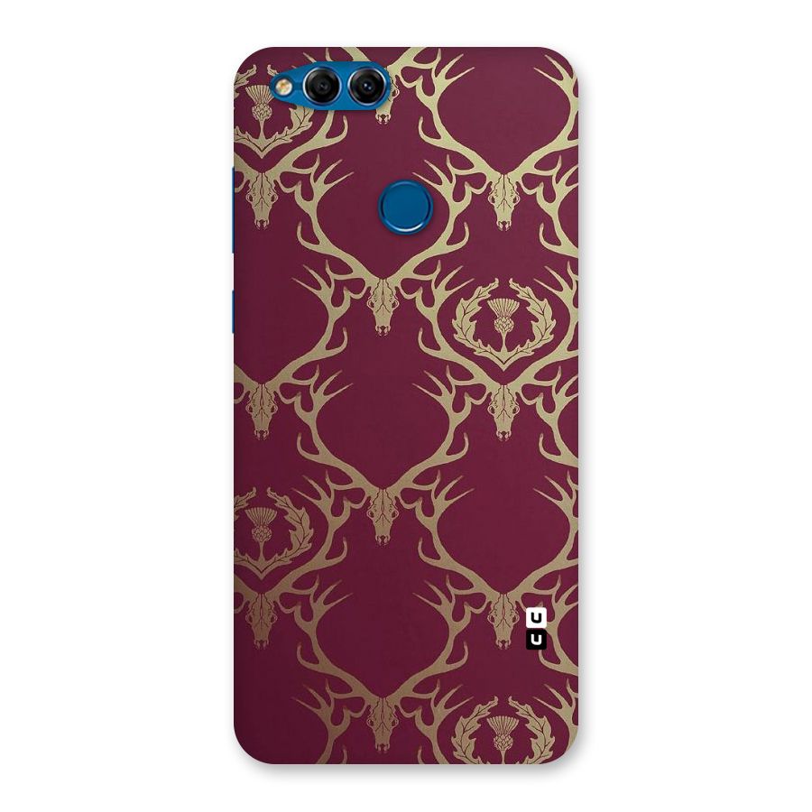 Golden Bull Design Back Case for Honor 7X