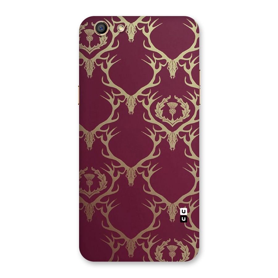 Golden Bull Design Back Case for Oppo F3