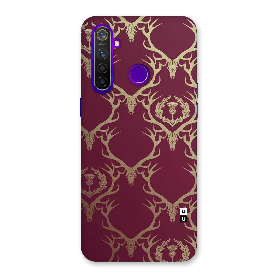 Golden Bull Design Back Case for Realme 5 Pro