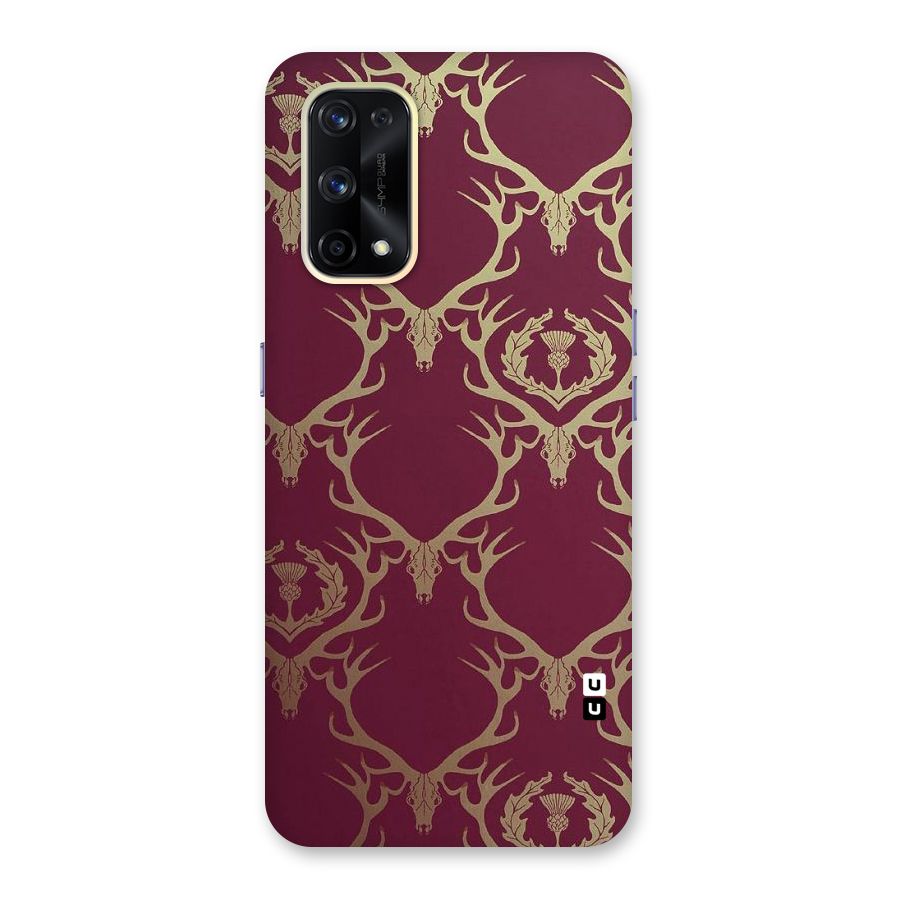 Golden Bull Design Glass Back Case for Realme X7 Pro