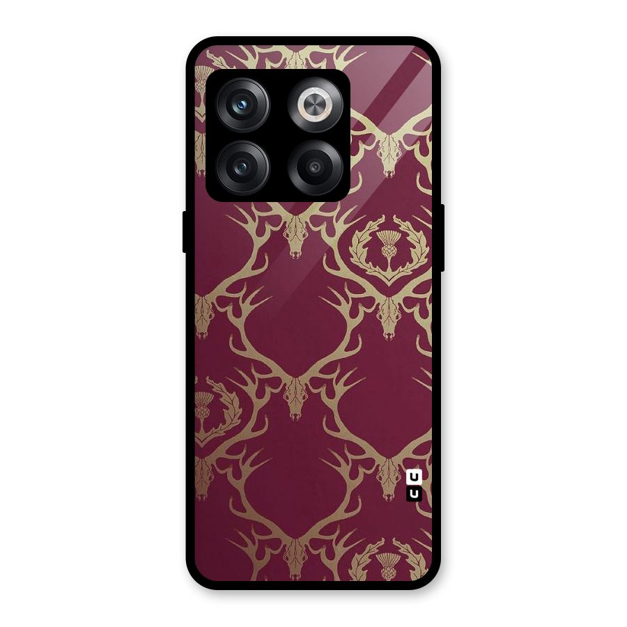 Golden Bull Design Glass Back Case for OnePlus 10T