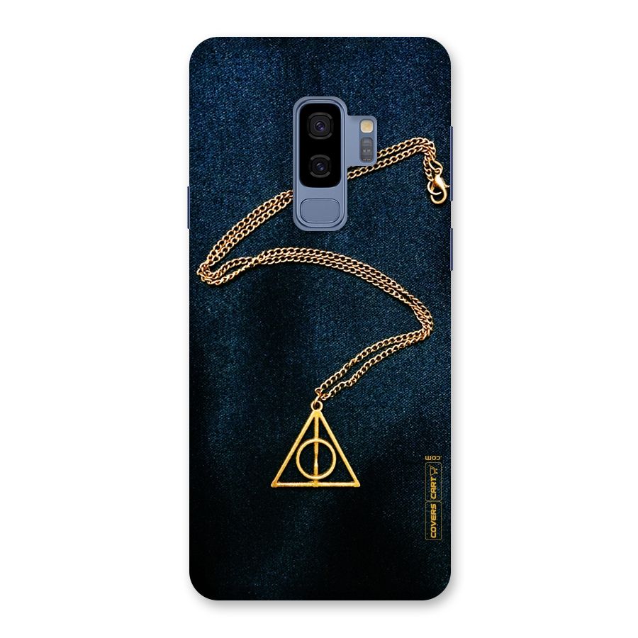Golden Chain Back Case for Galaxy S9 Plus