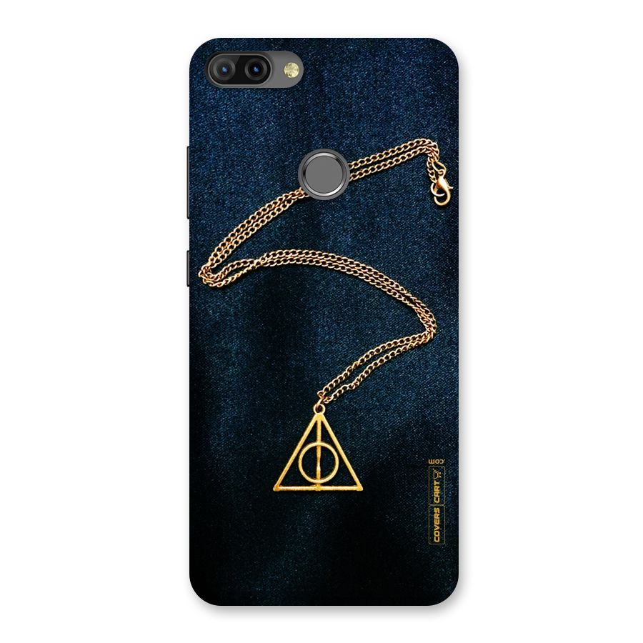 Golden Chain Back Case for Infinix Hot 6 Pro