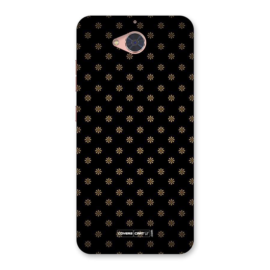Golden Flowers Back Case for Gionee S6 Pro
