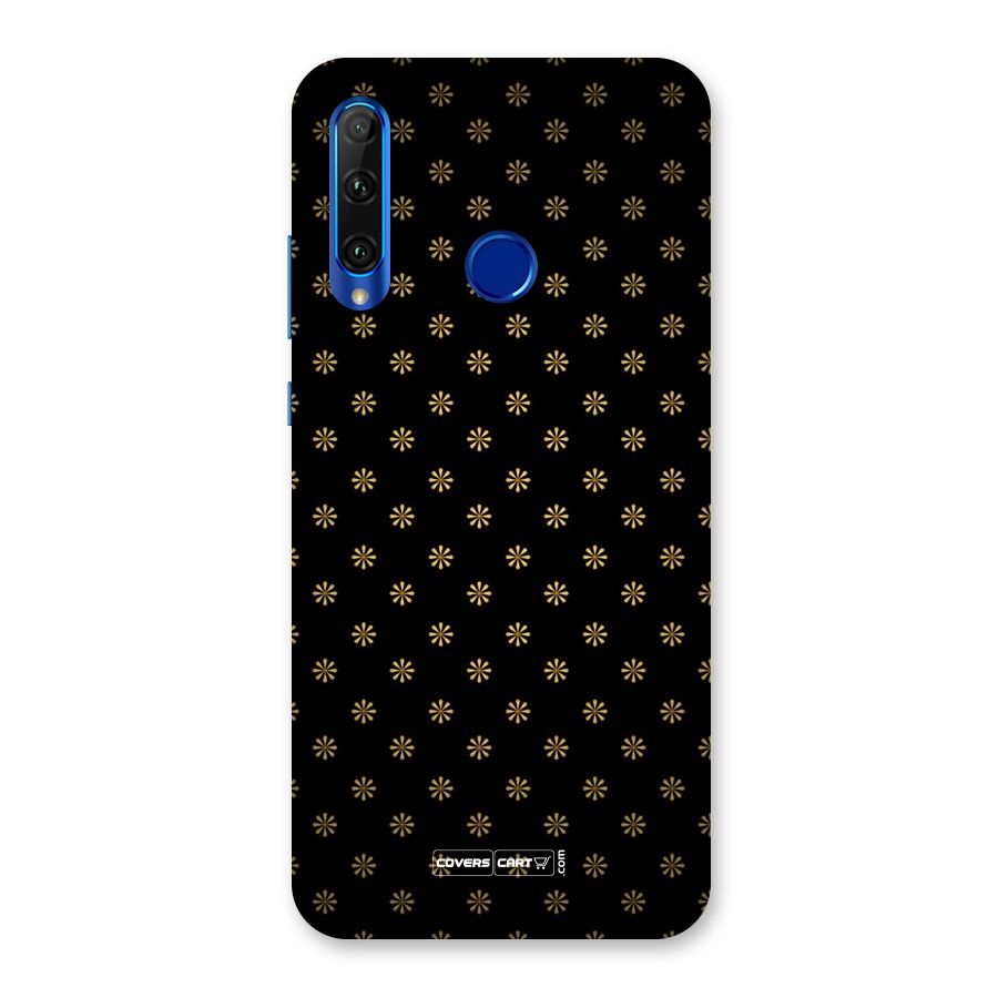 Golden Flowers Back Case for Honor 20i