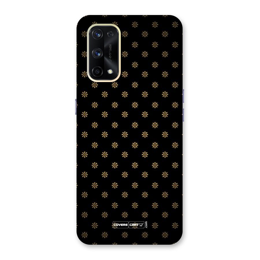 Golden Flowers Glass Back Case for Realme X7 Pro
