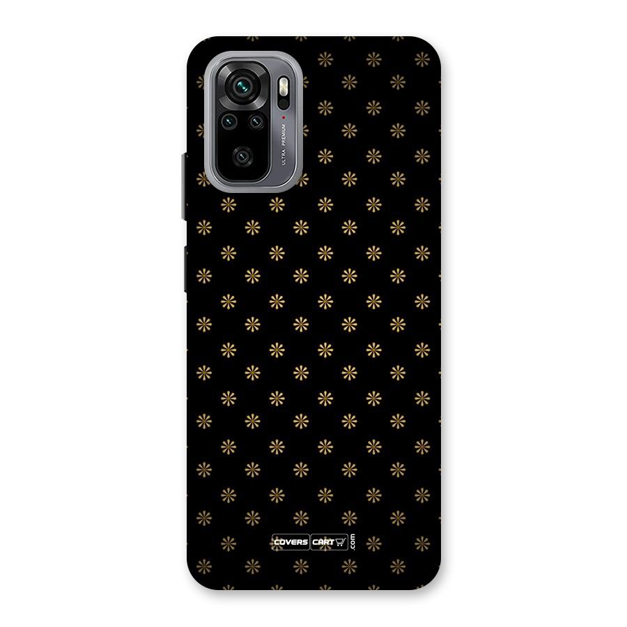Golden Flowers Back Case for Redmi Note 10