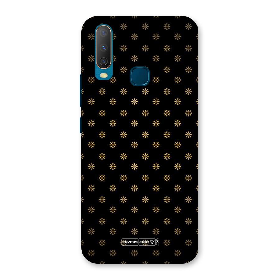 Golden Flowers Back Case for Vivo Y11