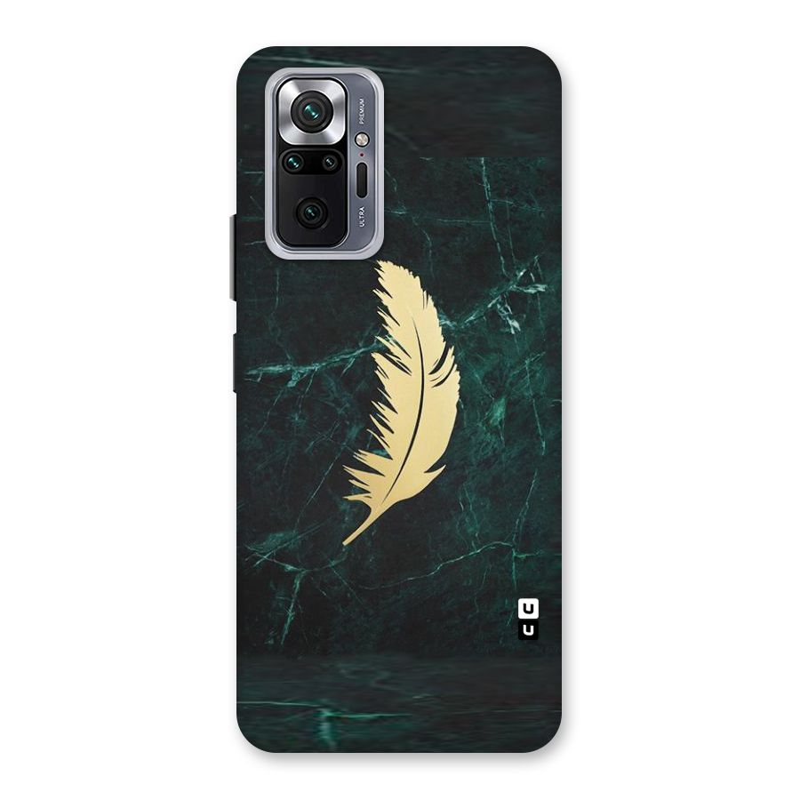 Golden Leaf Back Case for Redmi Note 10 Pro