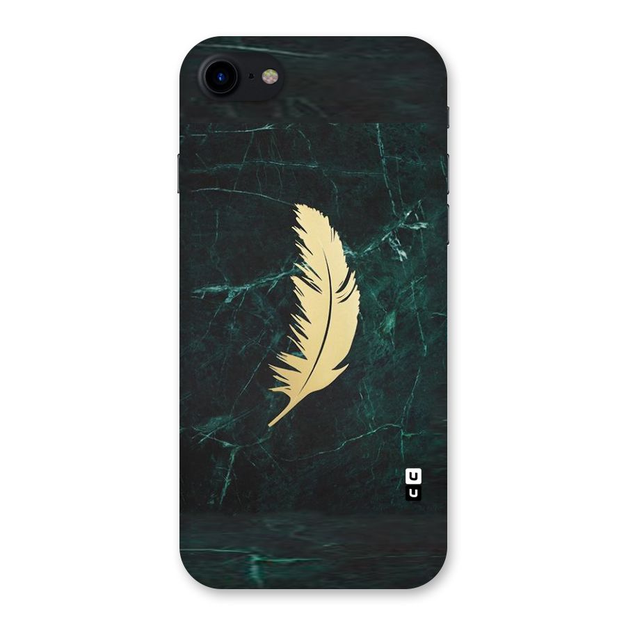 Golden Leaf Back Case for iPhone SE 2020