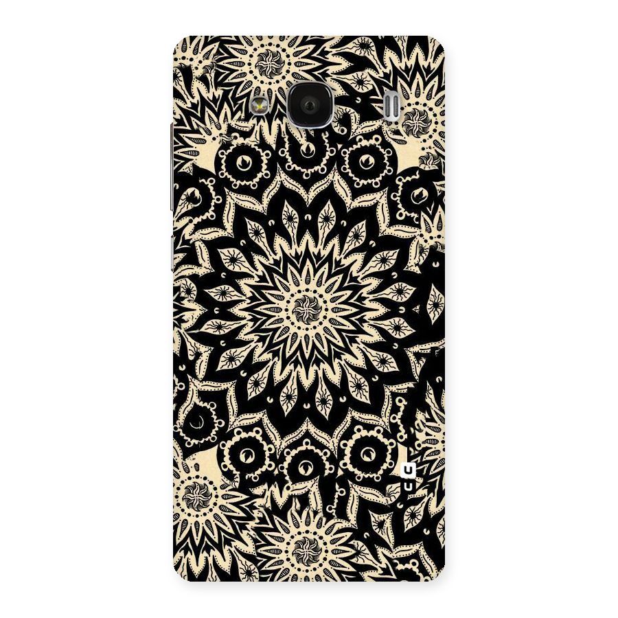 Golden Mandala Back Case for Redmi 2 Prime