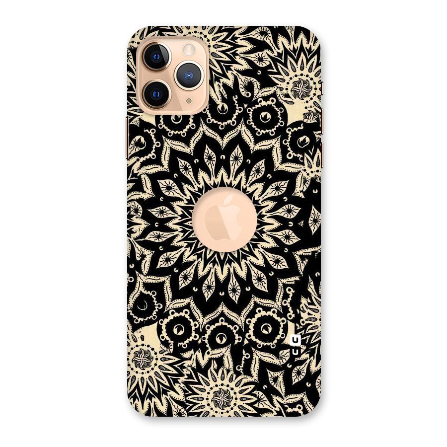 Golden Mandala Back Case for iPhone 11 Pro Max Logo Cut