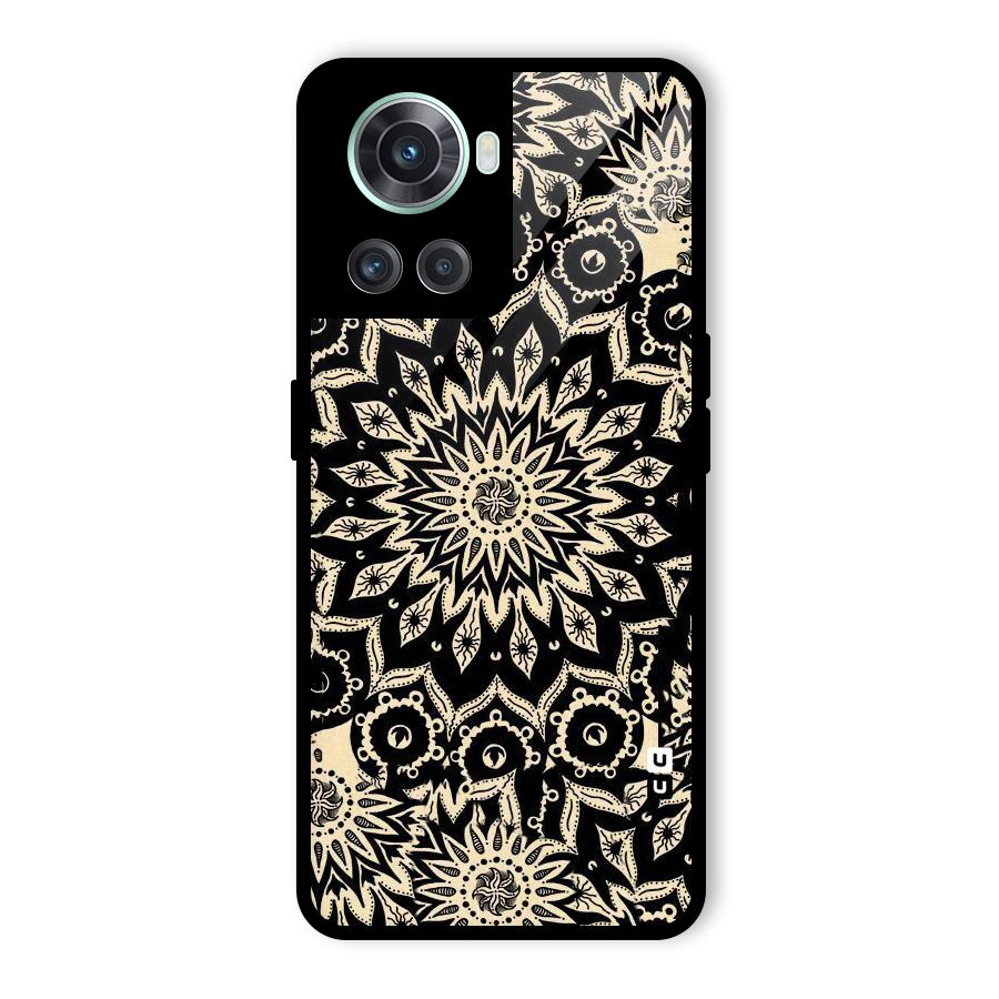 Golden Mandala Glass Back Case for OnePlus 10R