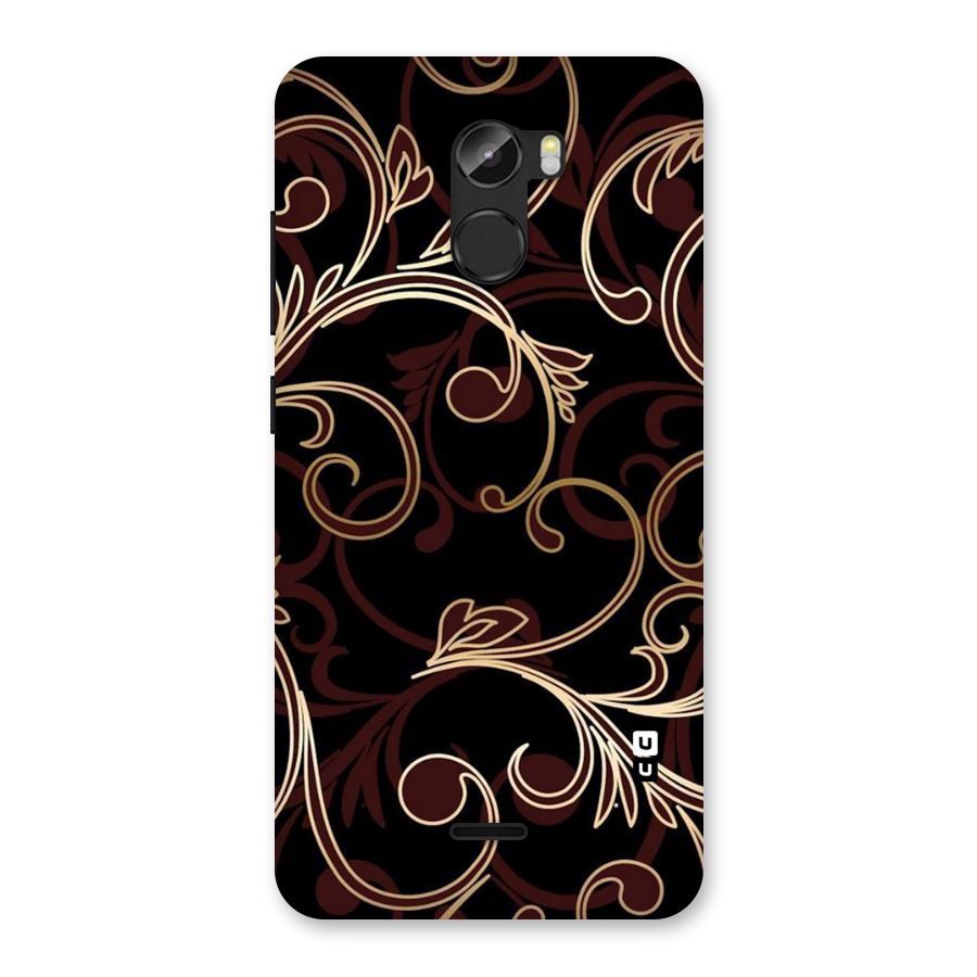 Golden Maroon Beauty Back Case for Gionee X1
