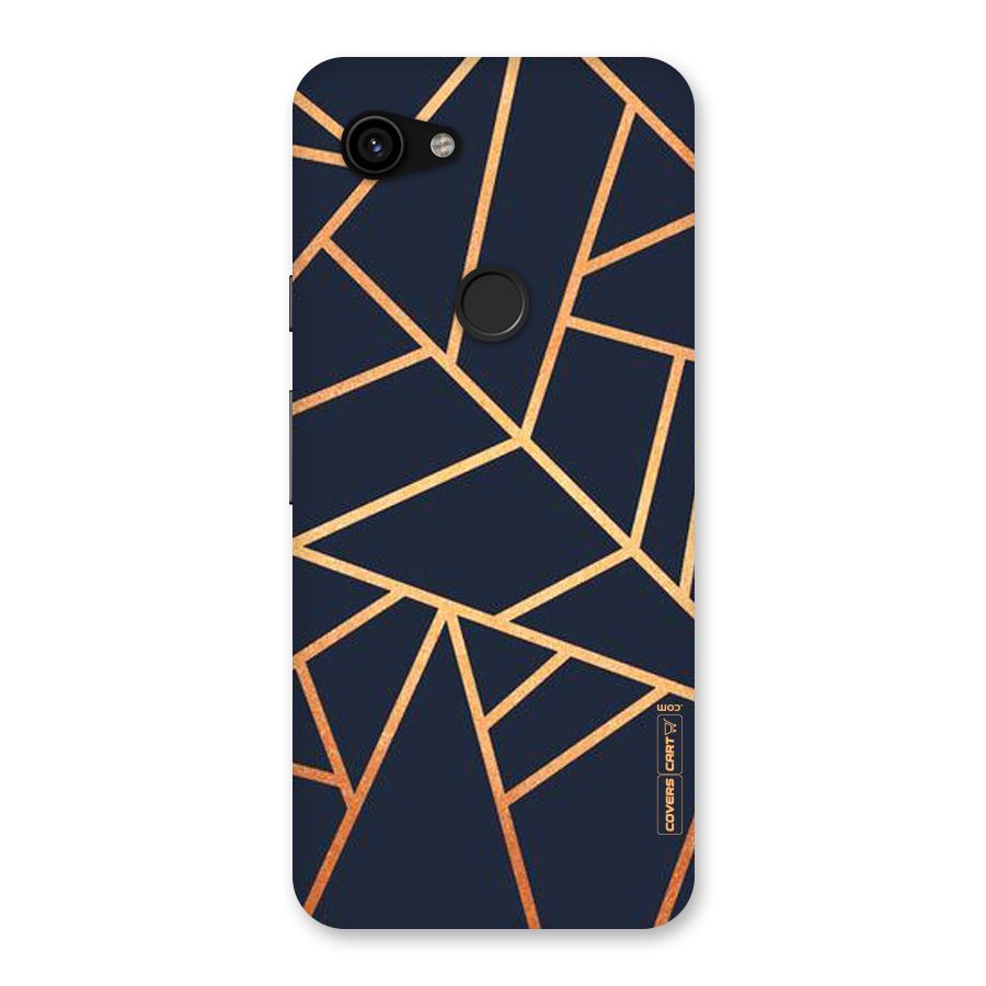 Golden Pattern Back Case for Google Pixel 3a