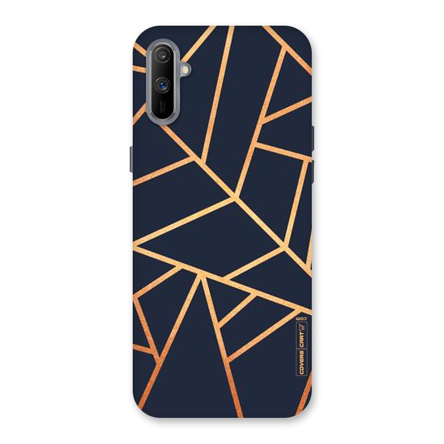 Golden Pattern Back Case for Realme C3