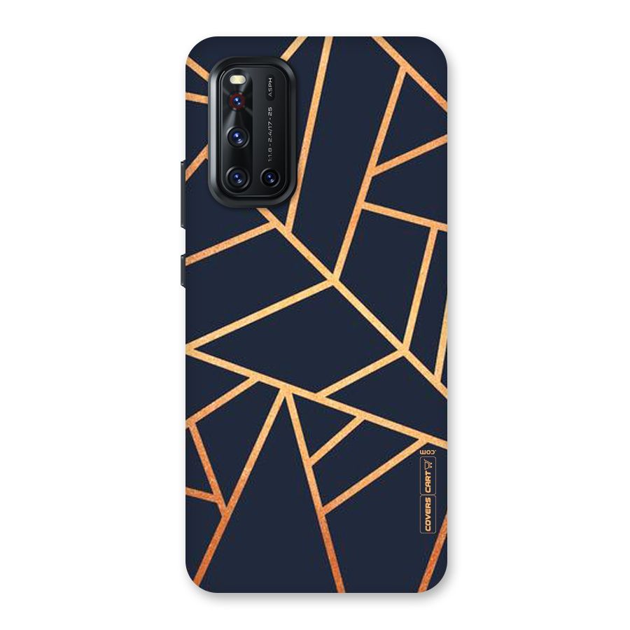Golden Pattern Back Case for Vivo V19