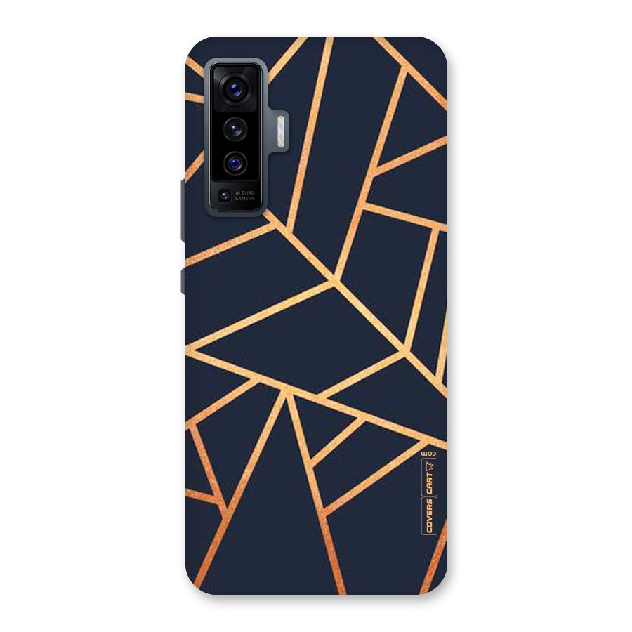 Golden Pattern Back Case for Vivo X50