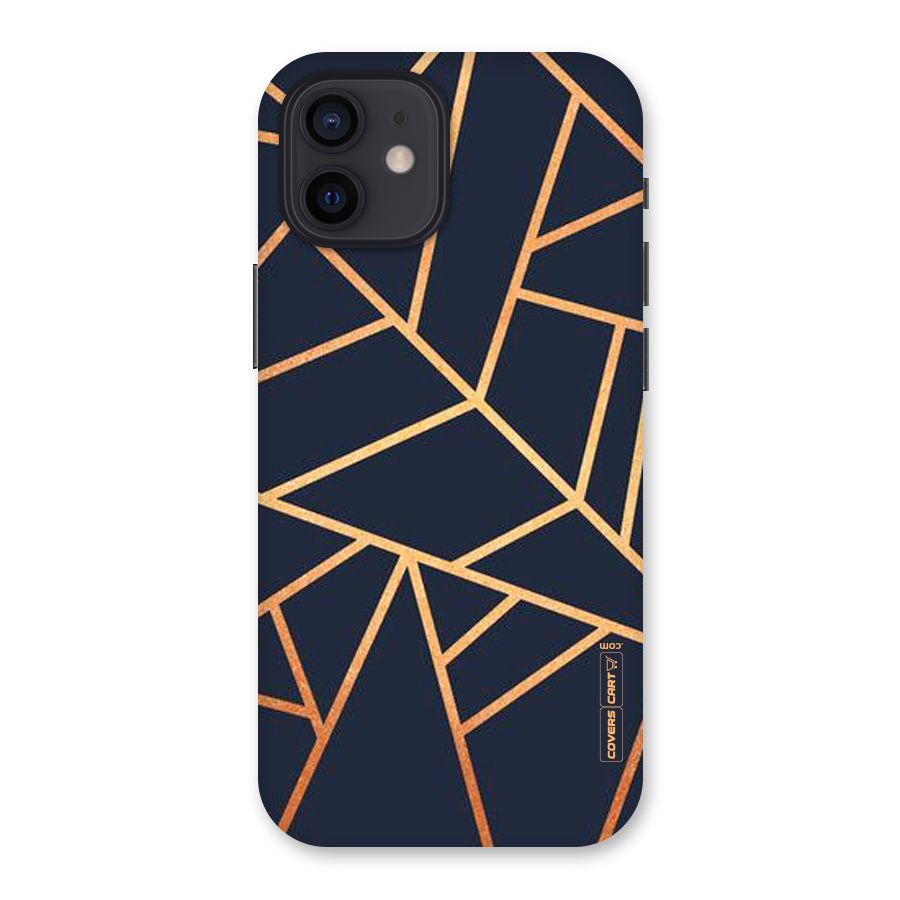 Golden Pattern Back Case for iPhone 12