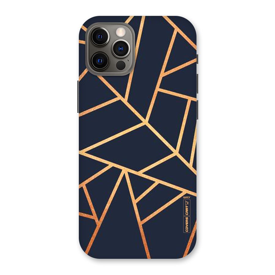 Golden Pattern Back Case for iPhone 12 Pro