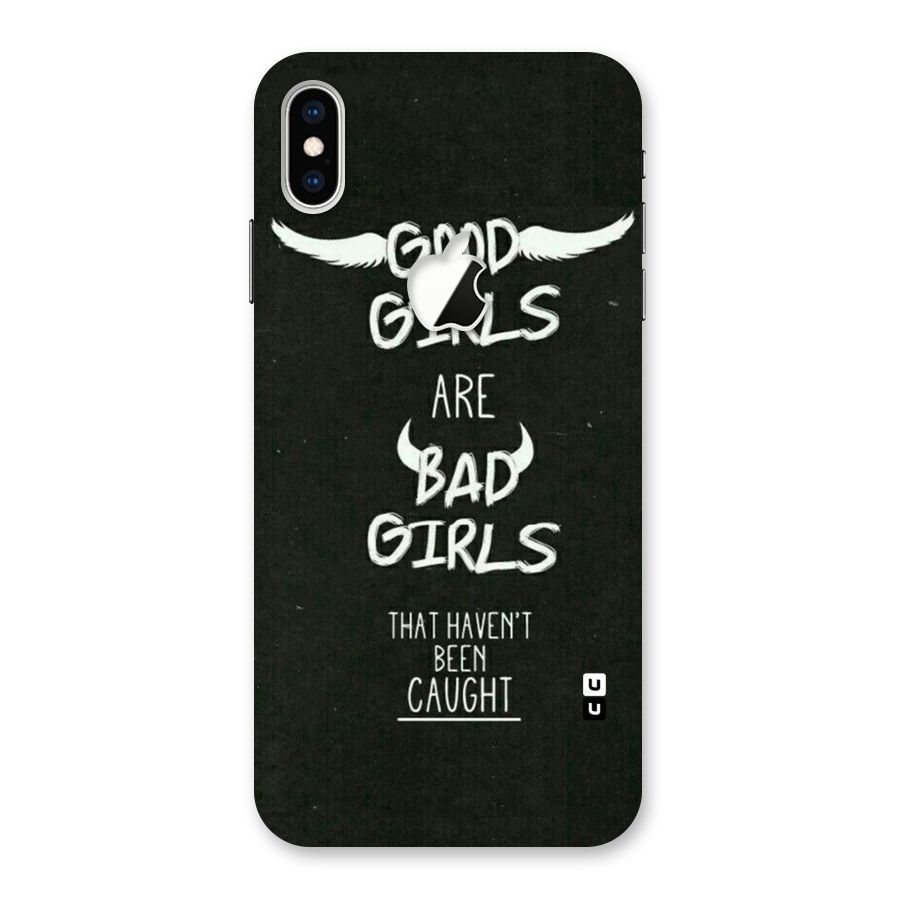 Good Bad Girls Back Case for iPhone XS Max Apple Cut