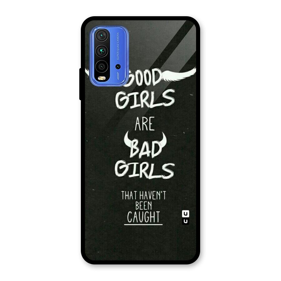 Good Bad Girls Glass Back Case for Redmi 9 Power