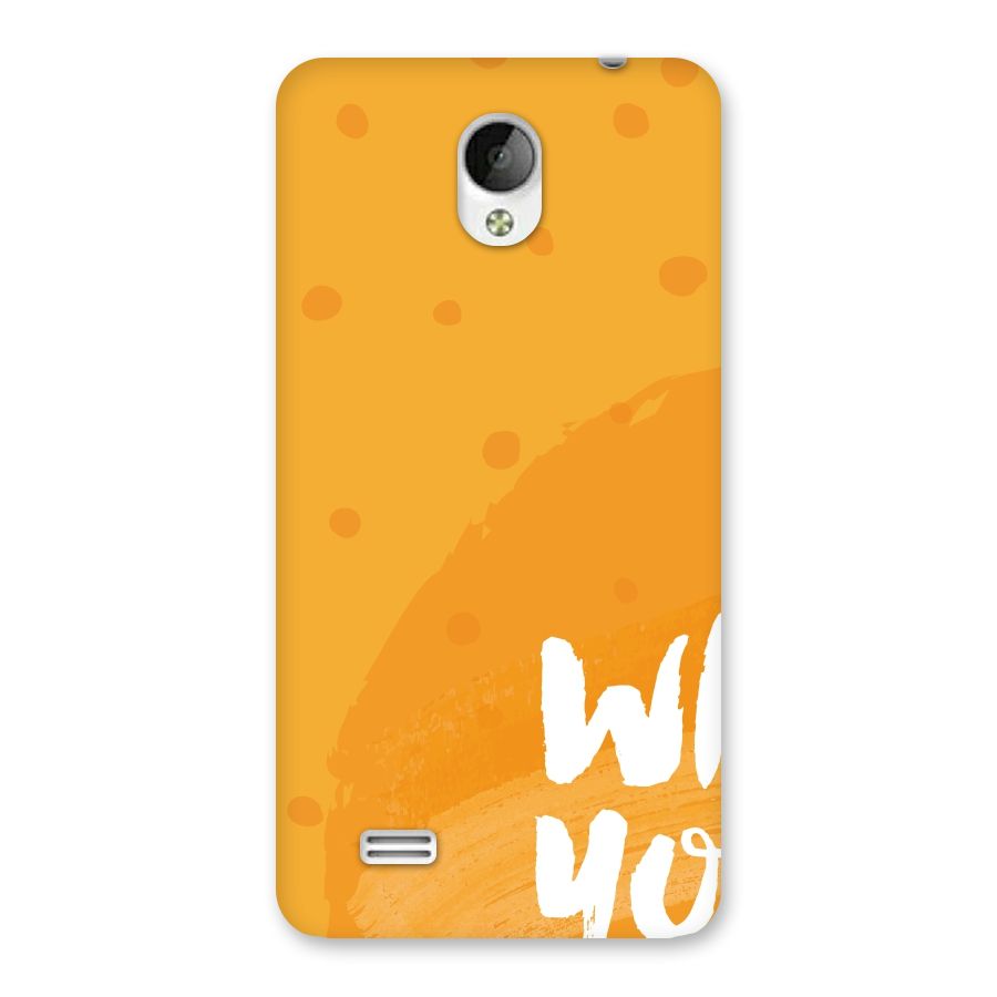 Good One Quote Back Case for Vivo Y21