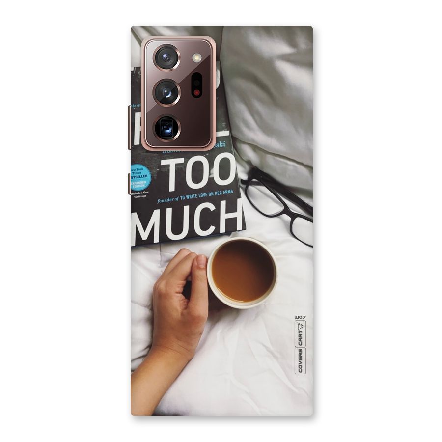 Good Reads And Coffee Back Case for Galaxy Note 20 Ultra