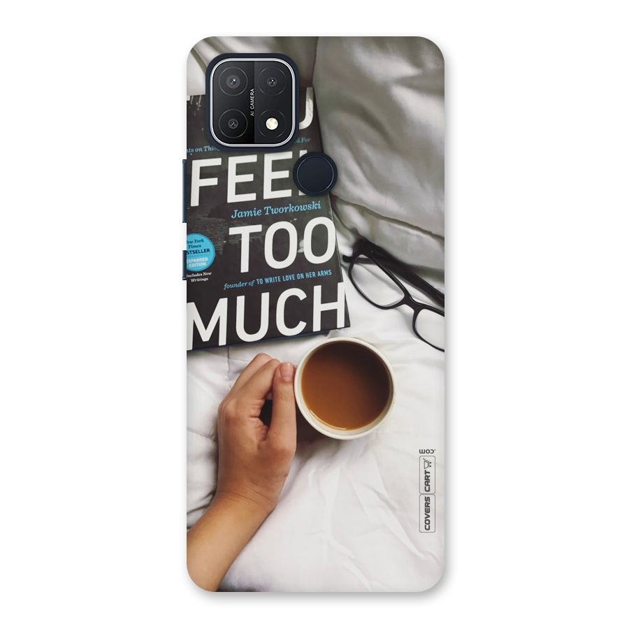 Good Reads And Coffee Back Case for Oppo A15s