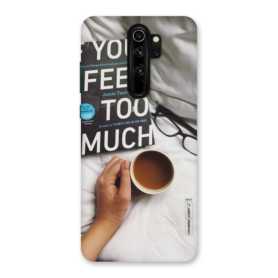 Good Reads And Coffee Back Case for Redmi Note 8 Pro