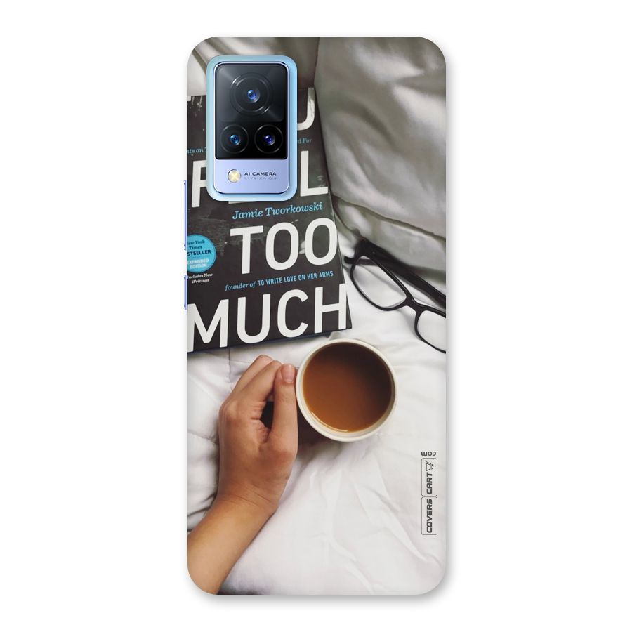 Good Reads And Coffee Back Case for Vivo V21 5G